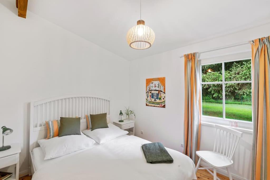 Idylisches Cottage Mit Reh Worthsee Buitenkant foto